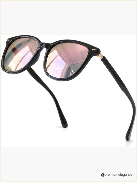 Polarized Mirrored Square Sunglasses UV400 Protection Anti Glare